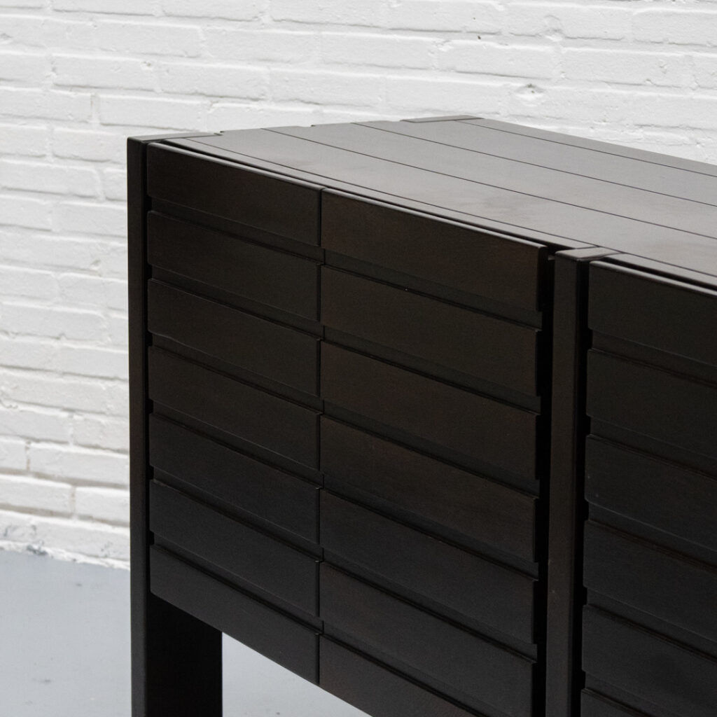 Iroko wood sideboard Maison Regain