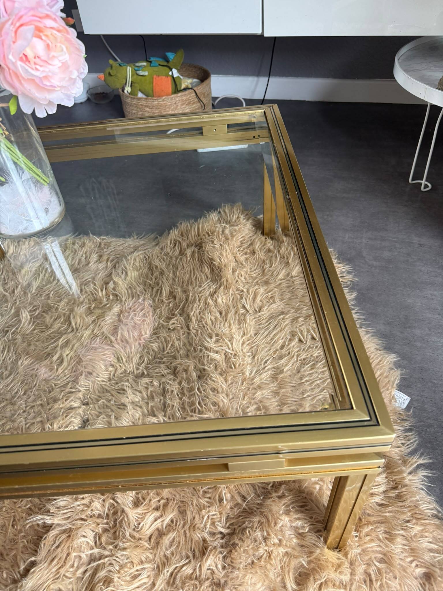 Table basse pierre vandel
