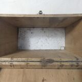 Marine wooden tool chest