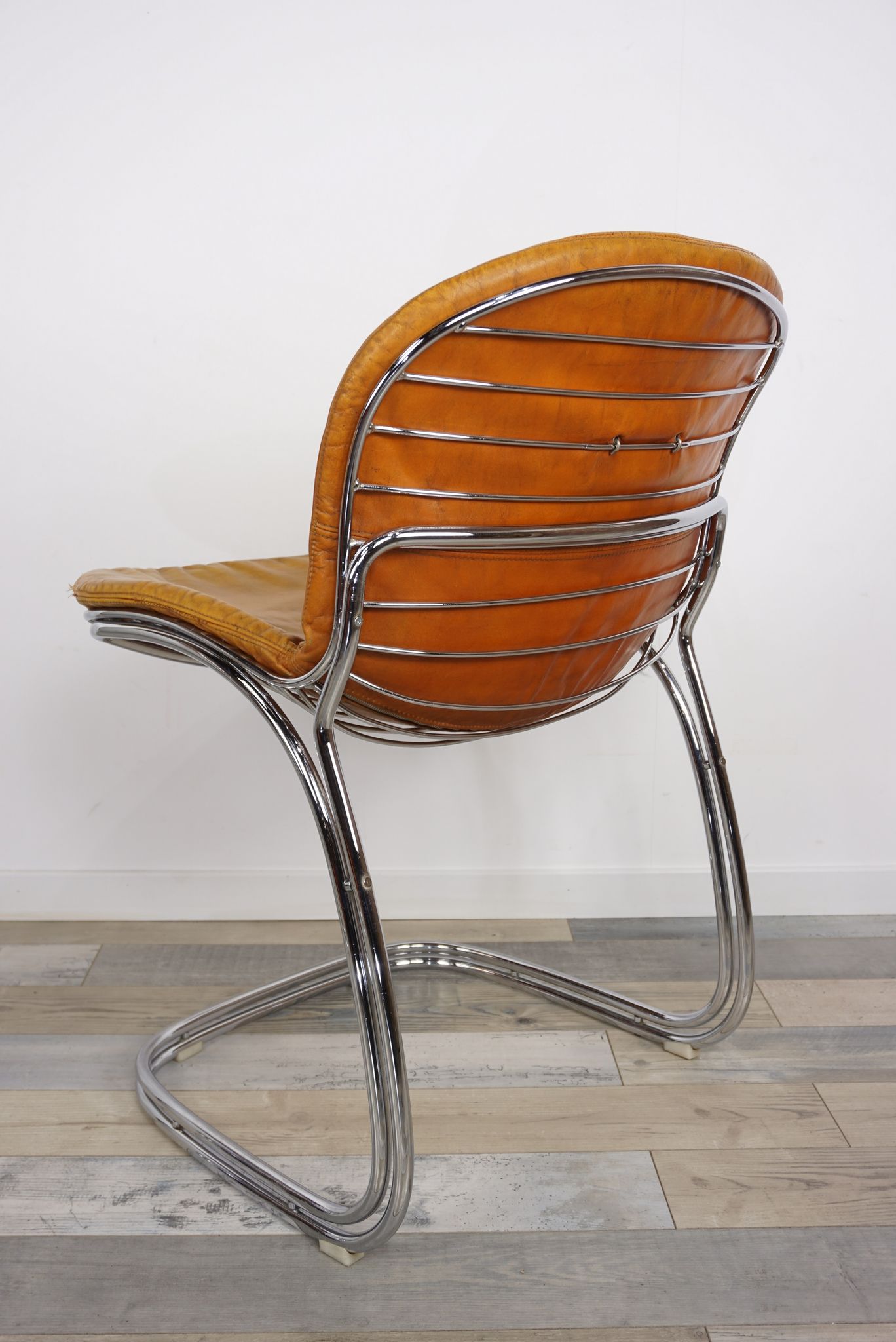 Set of 4 chairs Sabrina Italian design of the 1970s Gastone Rinaldi