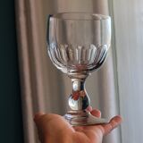 4 anciens verres à pans facettes XIXème