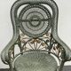 Perret & Vibert pair of ornate rattan armchairs, circa 1890