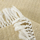 Handmade hemp runner rug 283x77 cm