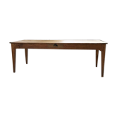 Table de ferme en chêne 2m20