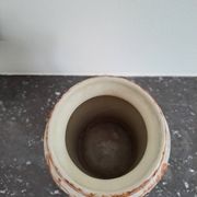 Strehla vase from the 1960s/70s (ex-East Germany). Relief decoration with a lava-like pattern.