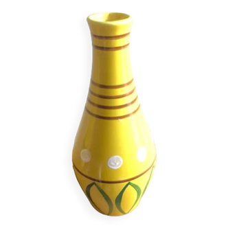 Vase soliflore vintage céramique 1950 Revernay