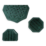 Digoin trivets, circa 1950