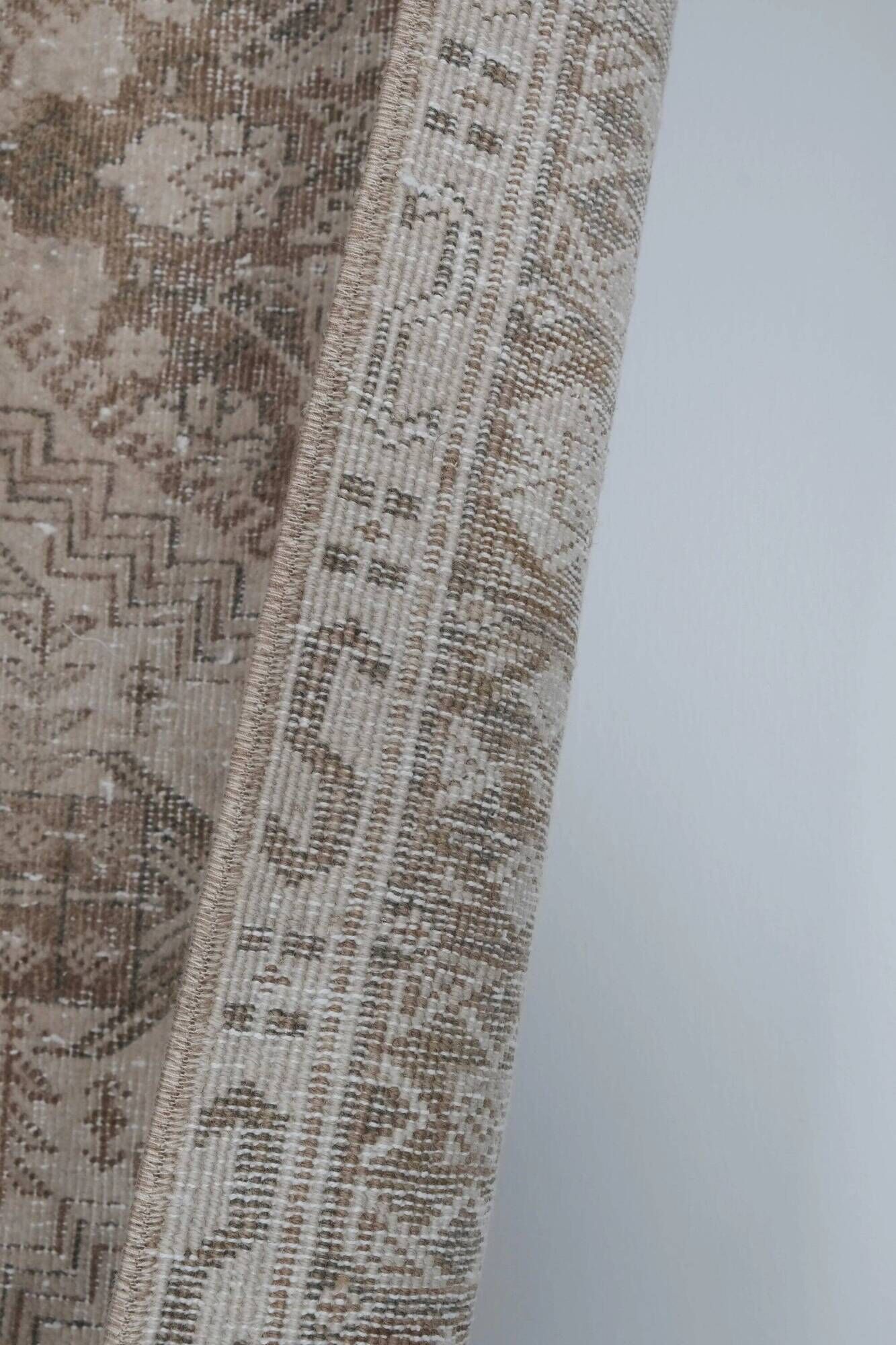Vintage Turkish hallway rug 75x430 cm