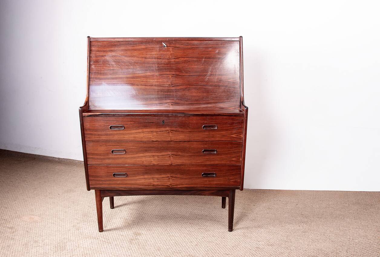 Danish secretary in rosewood model 37 by Arne Wahl Iversen 1960.