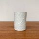 Vase en porcelaine blanche allemande par Bjørn Wiinblad pour Rosenthal, années 1960