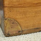 Marine trunk in camphor wood, India – Late 19th century