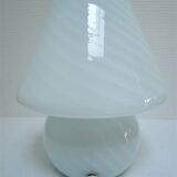 mushroom lamp vintage murano glass