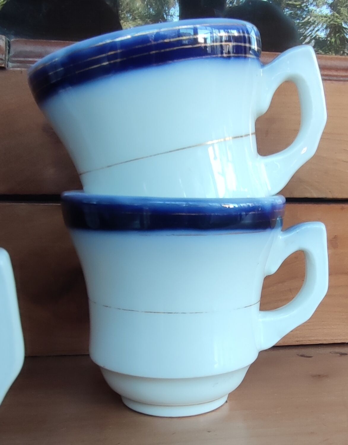 Series of 10 brulot cups/porcelain 19th century