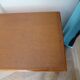 Vintage cane rattan desk with a large top and 5 drawers - 1960s/70s.