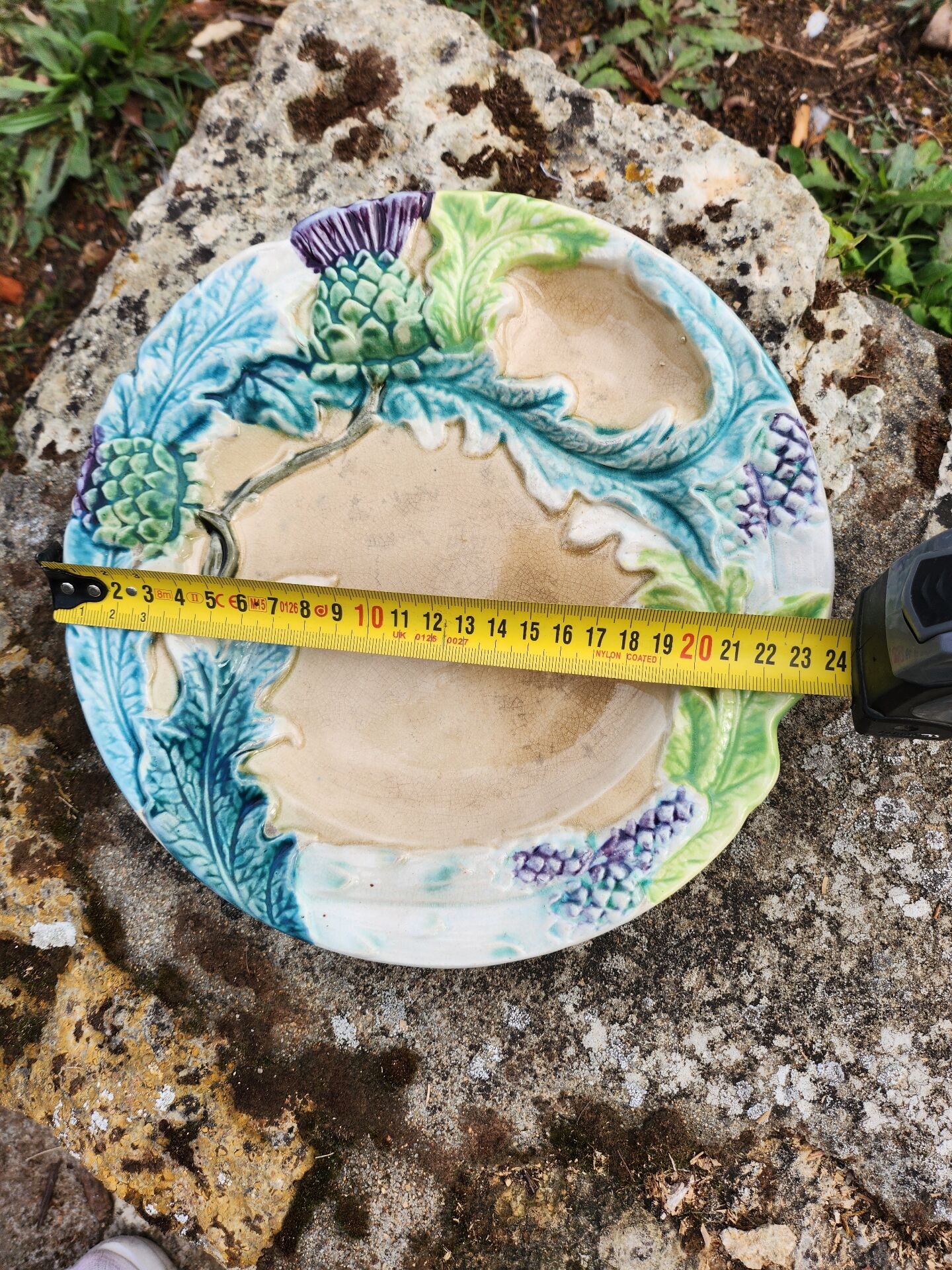 2 barbotine plates