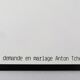 Affiche grapus la demande en mariage tchekov