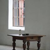 19th-century Baroque side table in oak, Danish cabinetmaker, 1800s