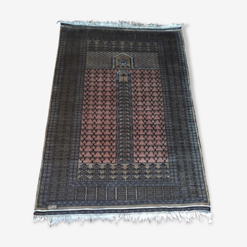 Pure hand-woven wool carpet  171x126cm