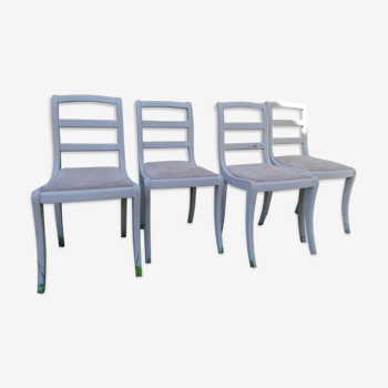 Set of 4 empire style chairs