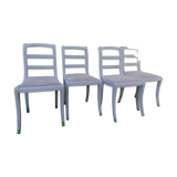 Set of 4 empire style chairs