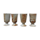 Signed stoneware cups
