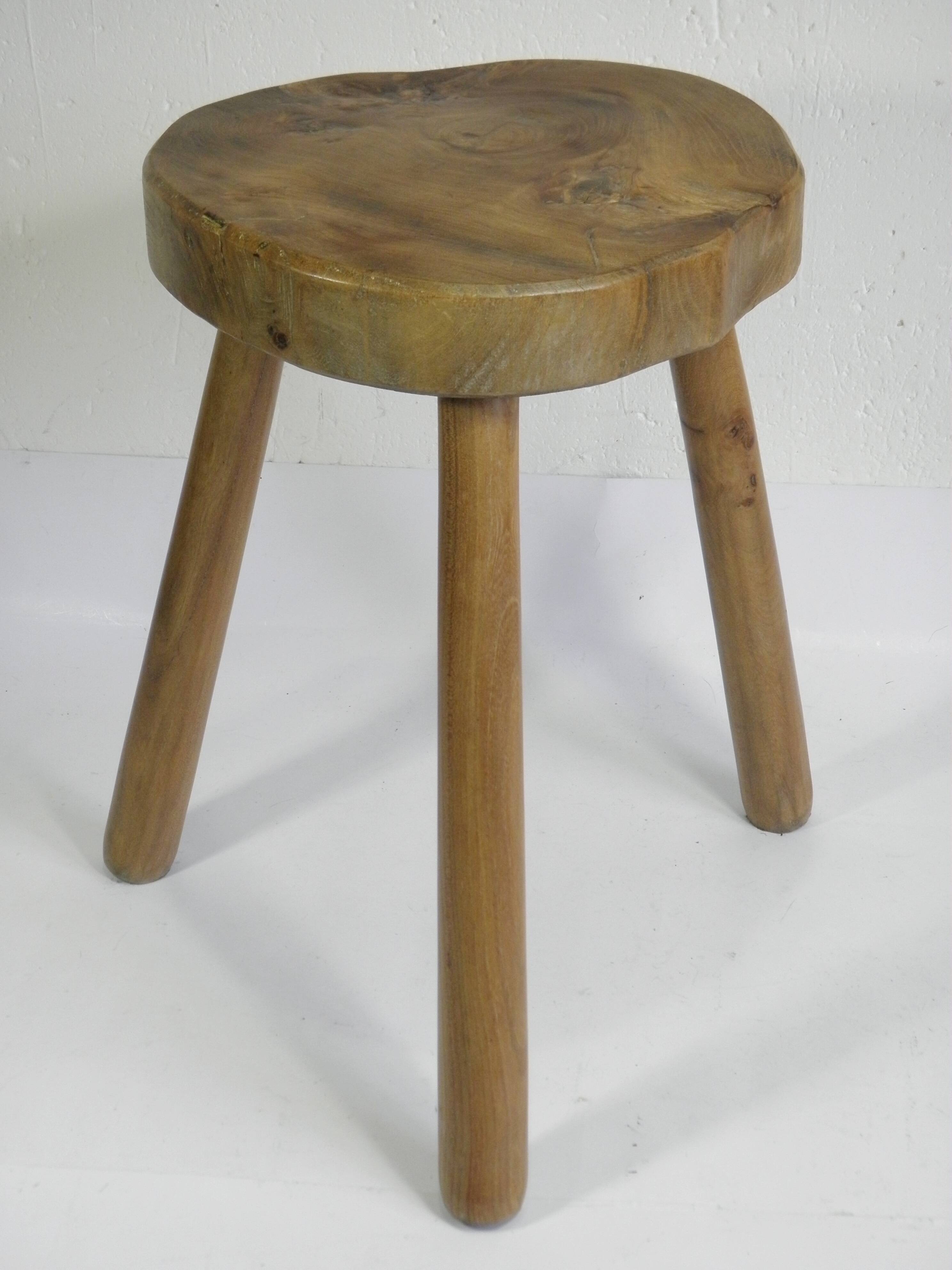 TRIPOD STOOL in WALNUT