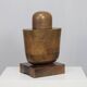 Holey Grail monumental sculptural form in wood by Annet Gaaikema, 1980s