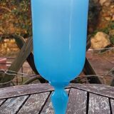 Blue opaline chalice vase