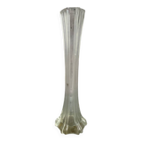 Vase, Soliflore with 6 serrated sides 20th century