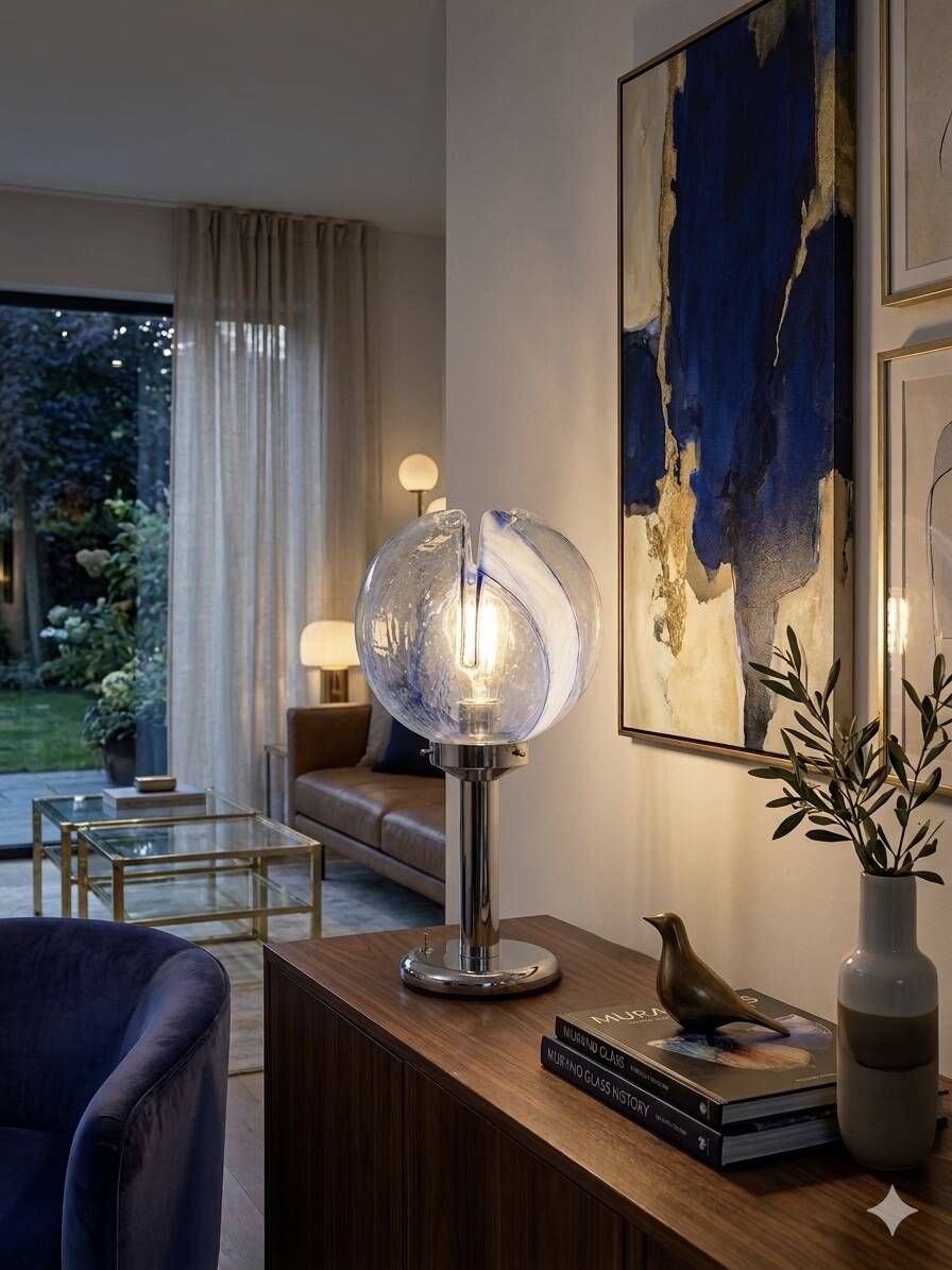 Lamp "Menbrano" – Att. T. Zuccheri for A.V. Mazzega (C. 1970)