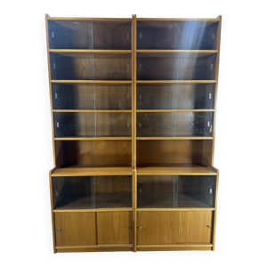 Paire de grande bibliothèques - bois
