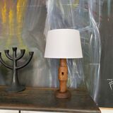 Modernist vintage wood lamp