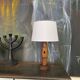 Modernist vintage wood lamp