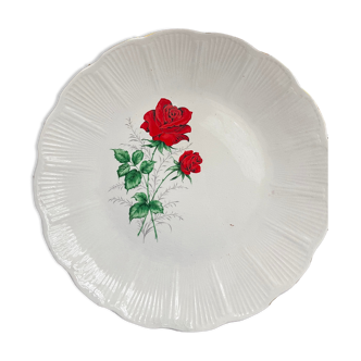 Assiettes en porcelaine - motif floral
