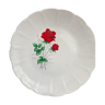 Assiettes en porcelaine - motif floral