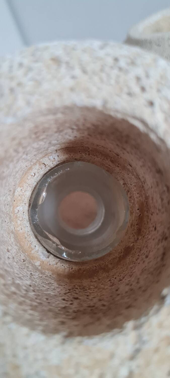 Table lamp in reconstituted stone 1970