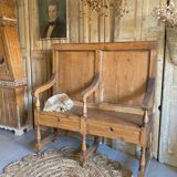 Old church bench