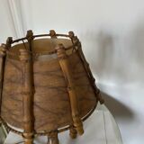 Bamboo bedside lamp