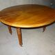 Round table with drop leaves