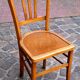 Light beech bistro bar restaurant chair