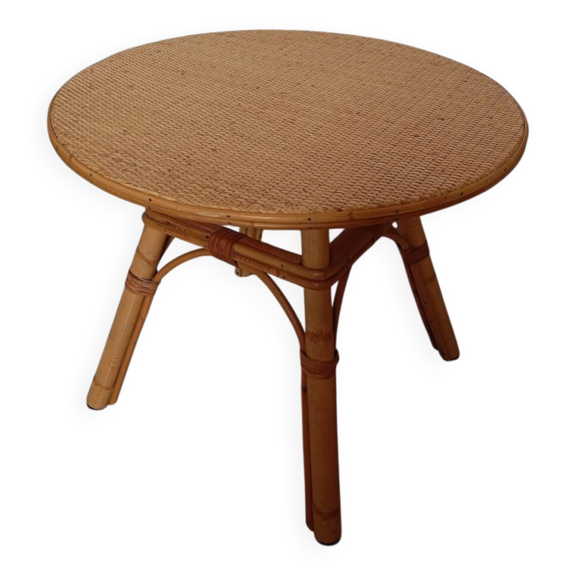 Rattan coffee table
