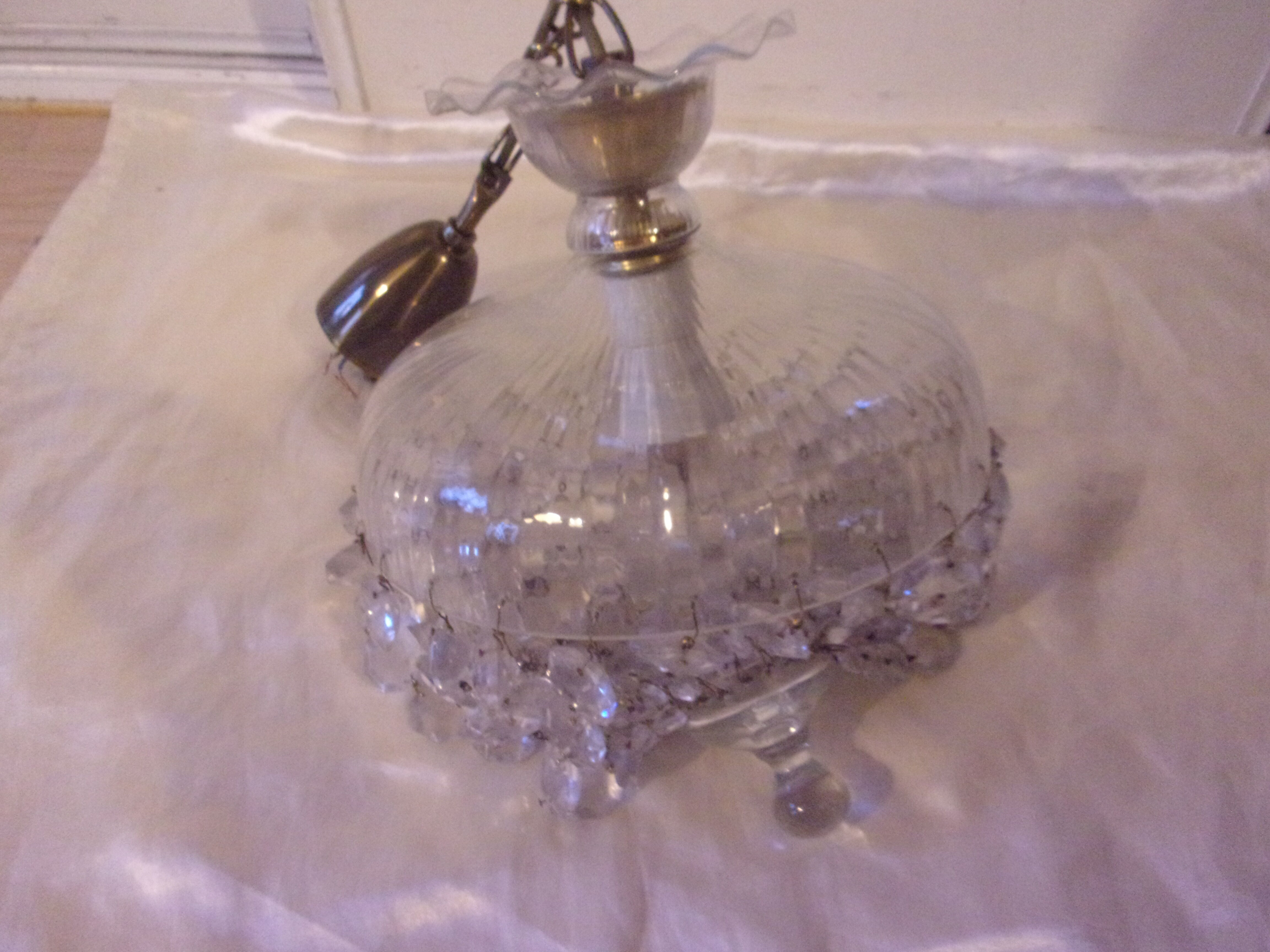 Chandelier garlands with crystal tassels Kamenicky Senov