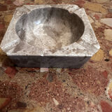 Ashtray, beige marble catch-all.