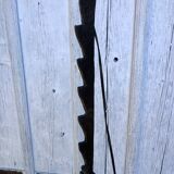 Brutalist wrought iron floor lamp 1970