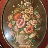 Nature morte au bouquet de fleurs sauvages, XX siècle , signé