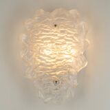 Crystal Glass Sputnik Wall Light by Peill & Putzler, Germany