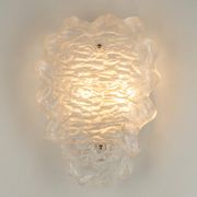 Crystal Glass Sputnik Wall Light by Peill & Putzler, Germany