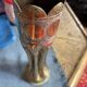Vase fait main obus laiton grande guerre