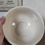 Vintage bowl with red flowers