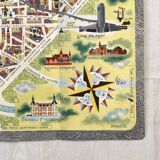 Vintage map of Brussels 1960s